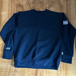 Men’s Tyndale FR Small Navy Blue Heavyweight Sweatshirt